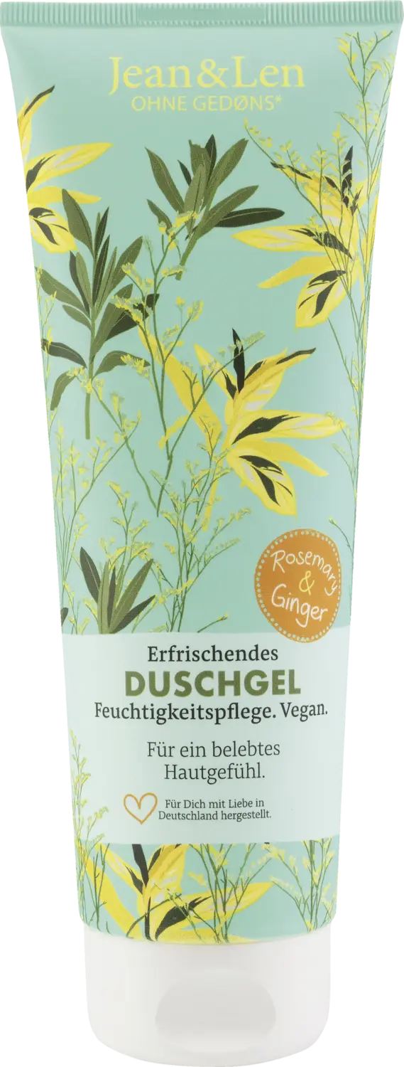 Гель для душа Jean&Len Duschgel Rosmarin & Ingwer
Гель для душа Jean&Len Duschgel Rosmarin & Ingwer