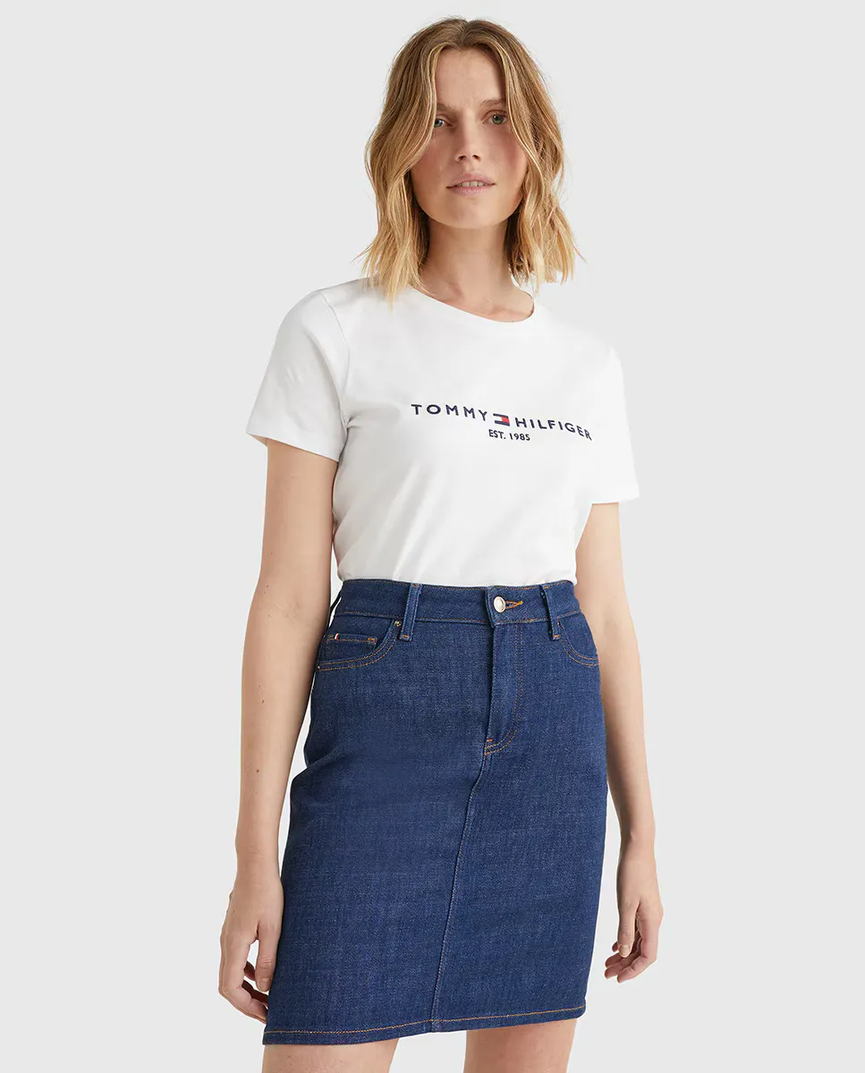 Женская футболка с короткими рукавами и круглым вырезом Tommy Hilfiger, белый
Женская футболка с короткими рукавами и круглым вырезом Tommy Hilfiger, белый