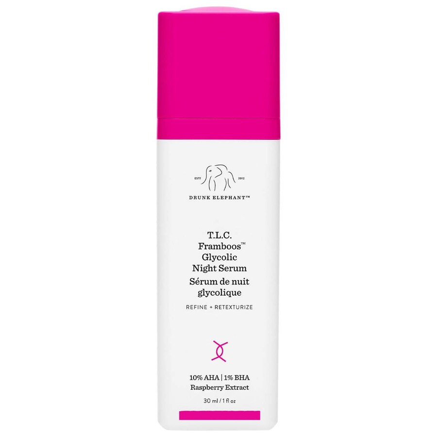 TLC Framboos Гликолевая сыворотка для обновления кожи в ночное время Drunk Elephant, 1 oz/30 ml
TLC Framboos Гликолевая сыворотка для обновления кожи в ночное время Drunk Elephant, 1 oz/30 ml