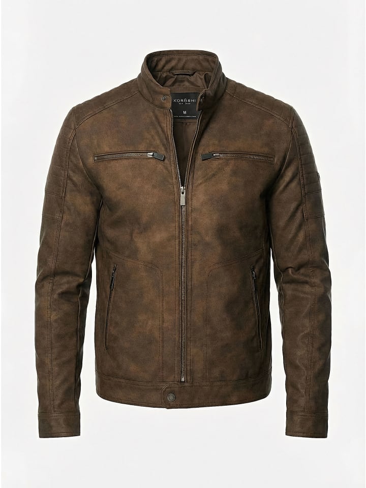 KOROSHI Куртка из искусственной кожи коричневого цвета
KOROSHI Куртка из искусственной кожи коричневого цвета