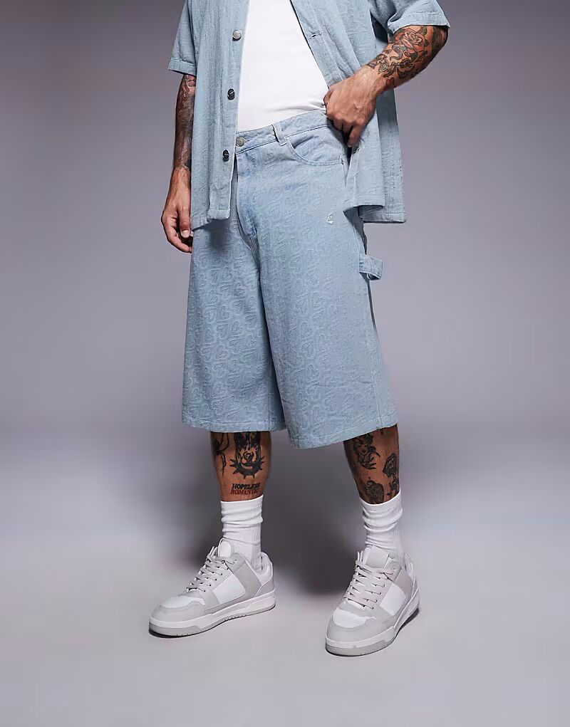 Короткие шорты Six June с фактурным рисунком в виде сердца синего цвета Sixth June
Короткие шорты Six June с фактурным рисунком в виде сердца синего цвета Sixth June