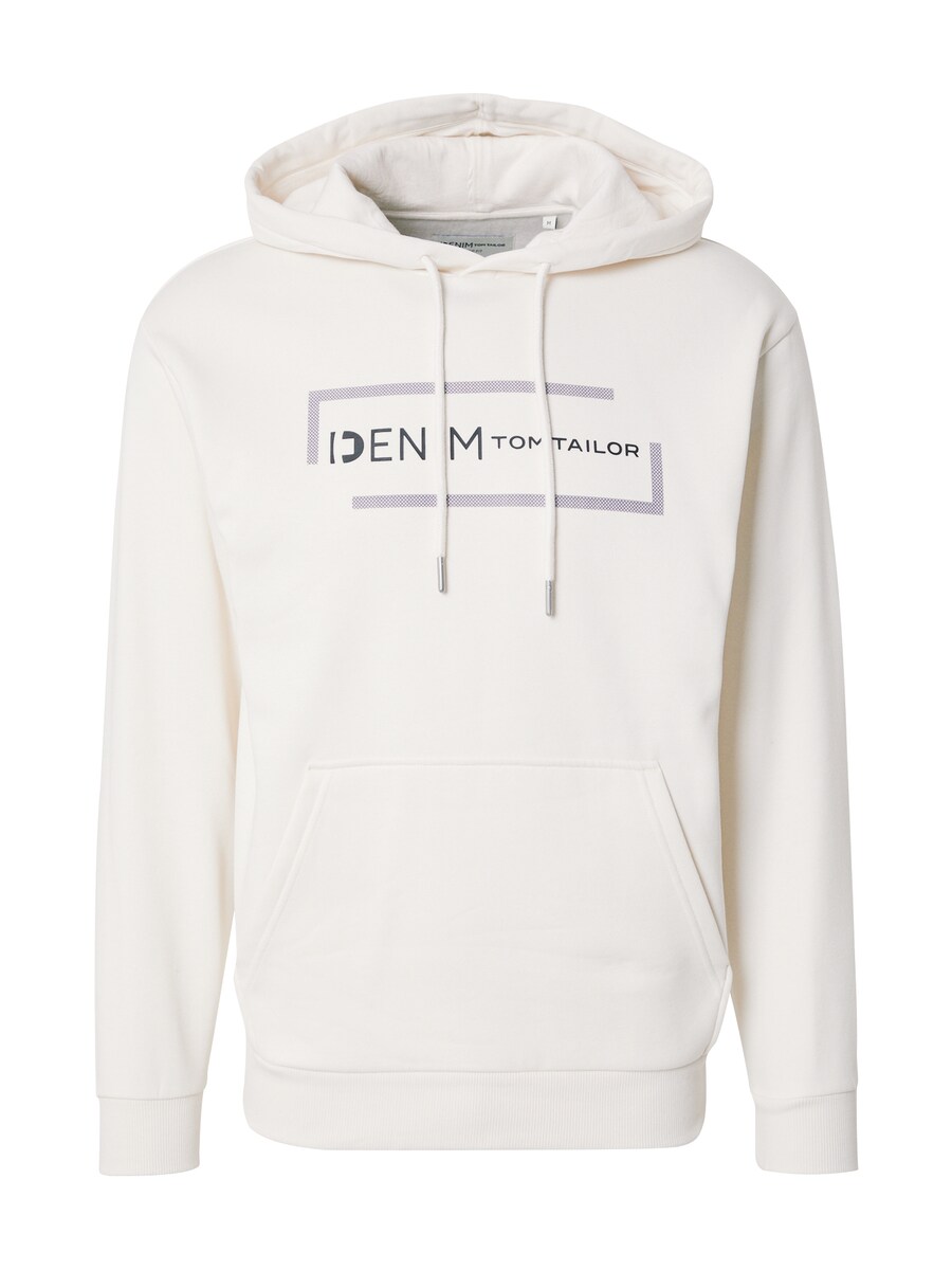 Толстовка с капюшоном TOM TAILOR DENIM Sweatshirt, натуральный белый 
Толстовка с капюшоном TOM TAILOR DENIM Sweatshirt, натуральный белый