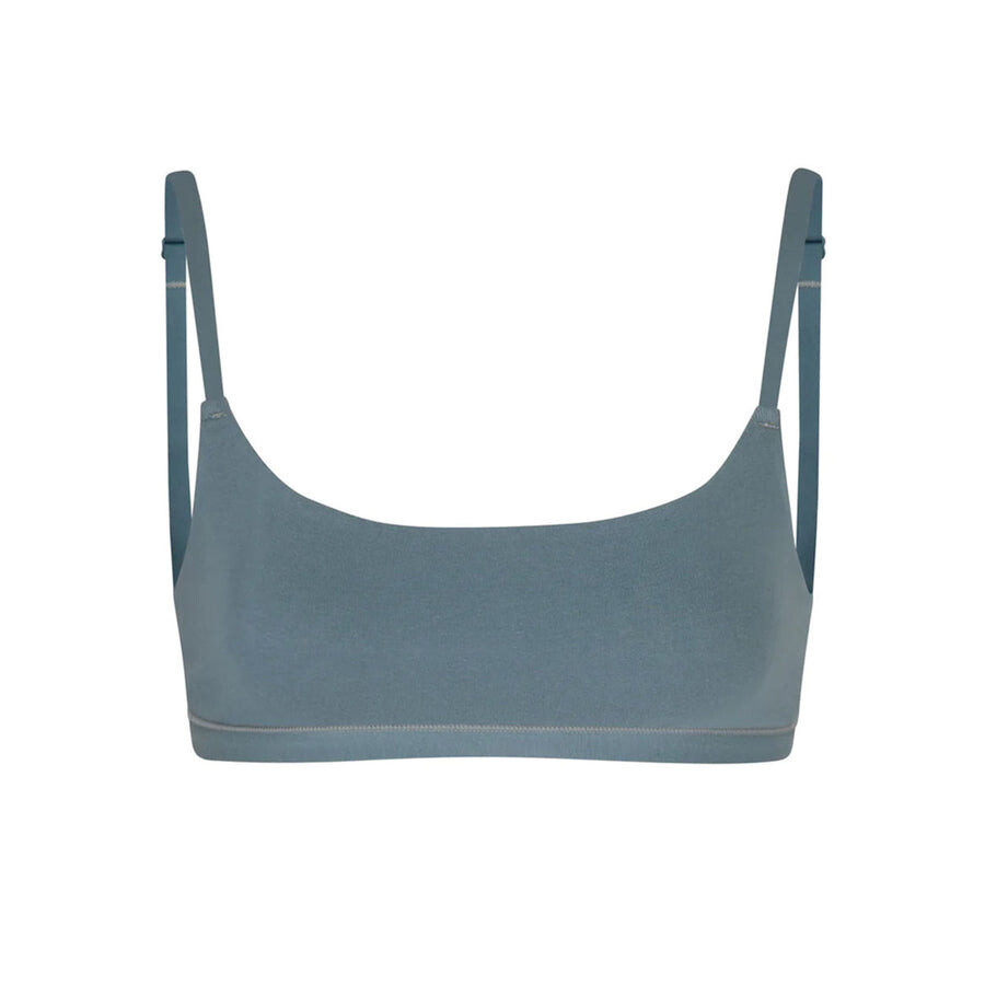 Бюстгальтер scoop SKIMS Cotton Jersey, цвет Kyanite 
Бюстгальтер scoop SKIMS Cotton Jersey, цвет Kyanite