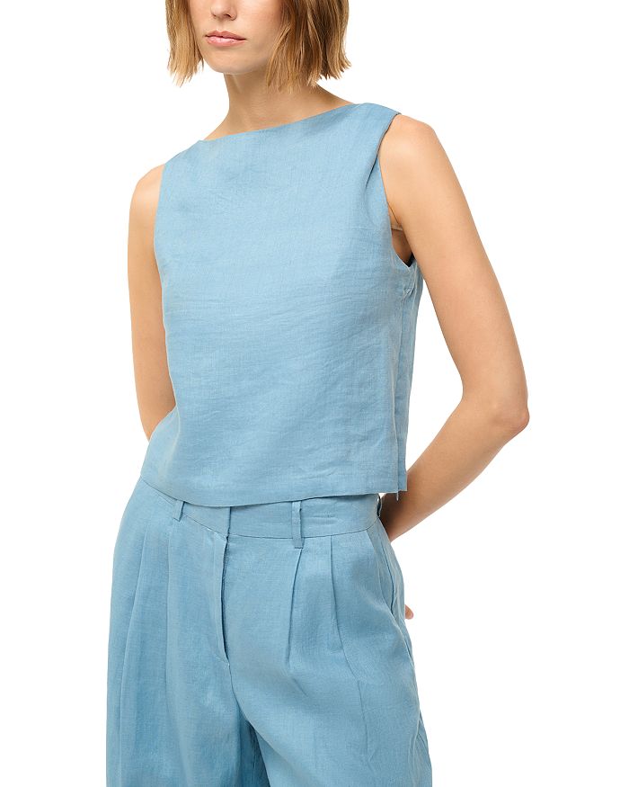 Блузка из льна Boa STAUD, синий
Блузка из льна Boa STAUD, синий