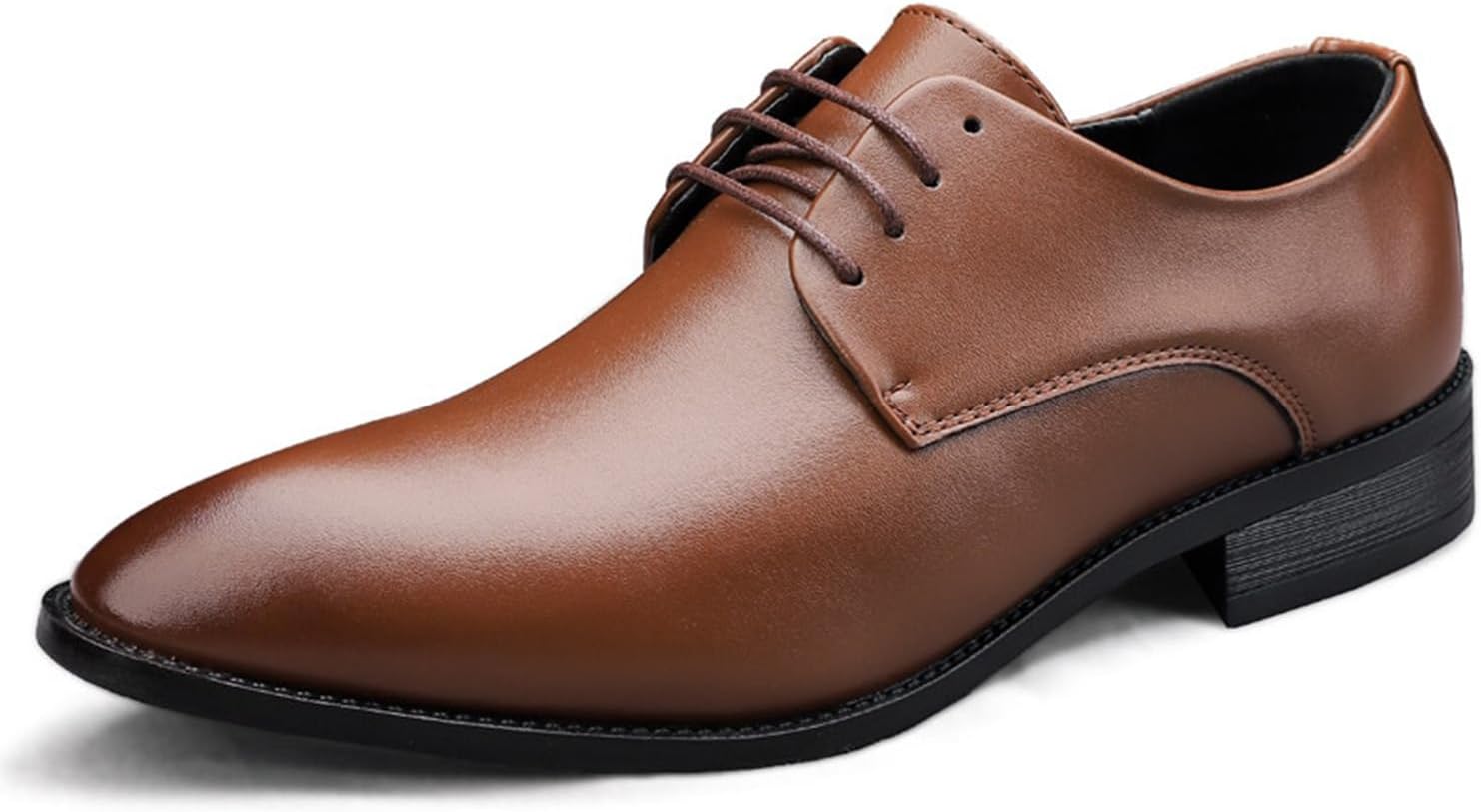 Мужские туфли KYOESCAI с острым носком, оксфорды, повседневные шнуровки, стильные туфли для свадьбы, бизнеса и офиса, коричневый
Мужские туфли KYOESCAI с острым носком, оксфорды, повседневные шнуровки, стильные туфли для свадьбы, бизнеса и офиса, коричневый