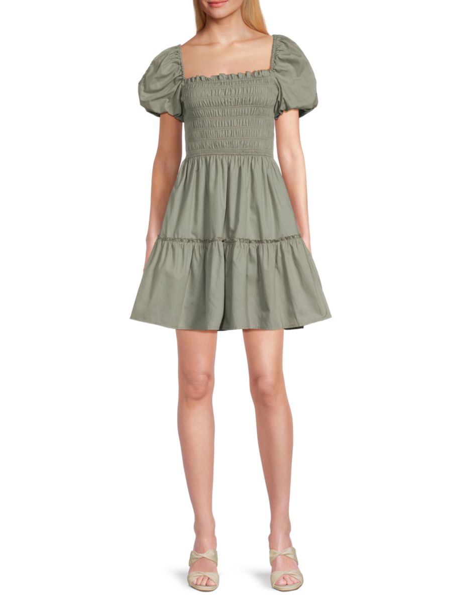 Мини-платье из хлопка со сборками Lea & Viola, цвет Sage
Мини-платье из хлопка со сборками Lea & Viola, цвет Sage