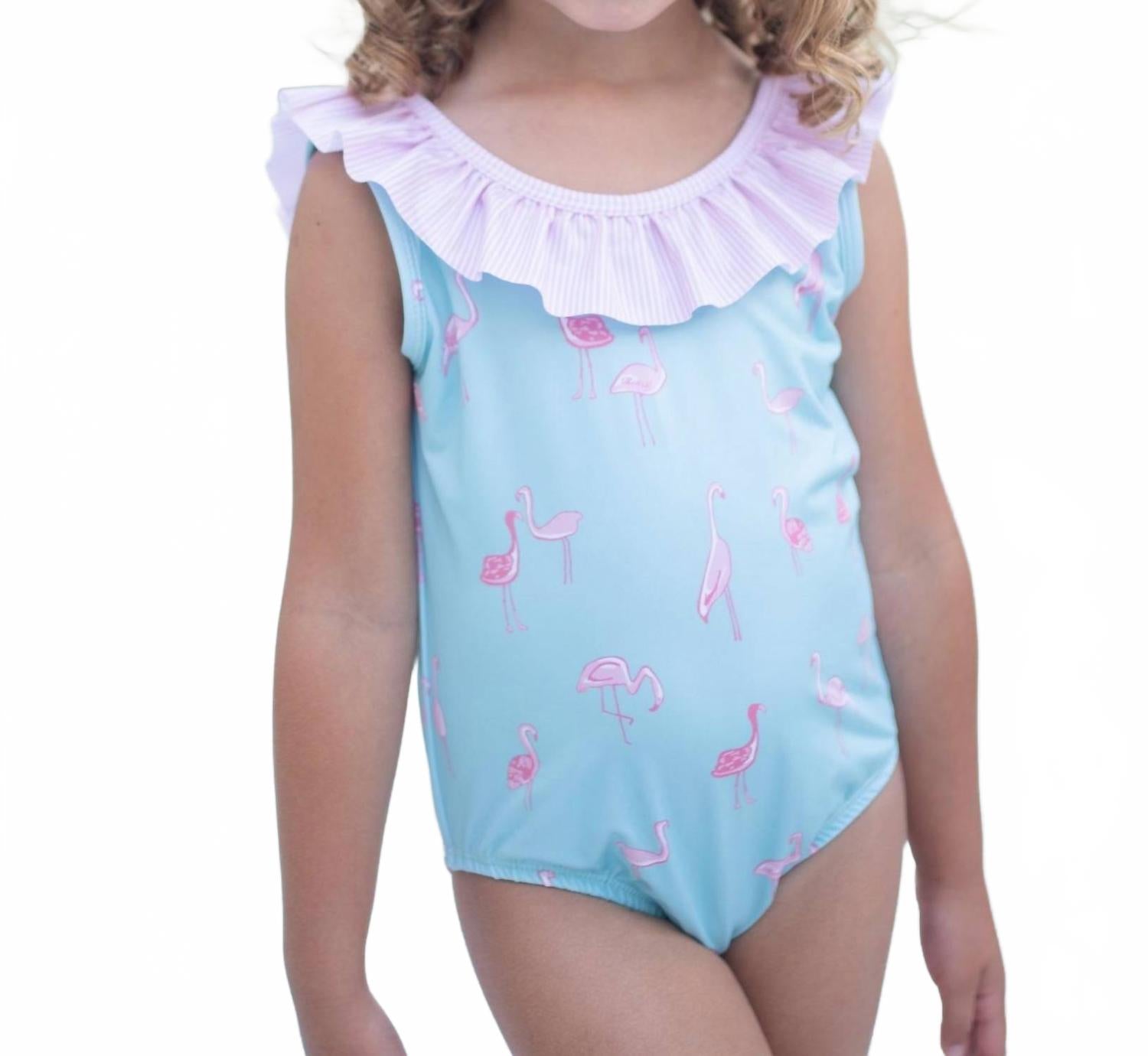 Детский купальник Tess Flamingo в розово-голубом цвете James & Lottie
Детский купальник Tess Flamingo в розово-голубом цвете James & Lottie