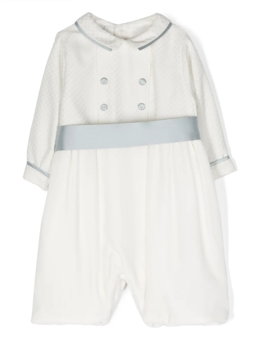 Клетчатый ромпер с длинными рукавами La Stupenderia, белый
Клетчатый ромпер с длинными рукавами La Stupenderia, белый