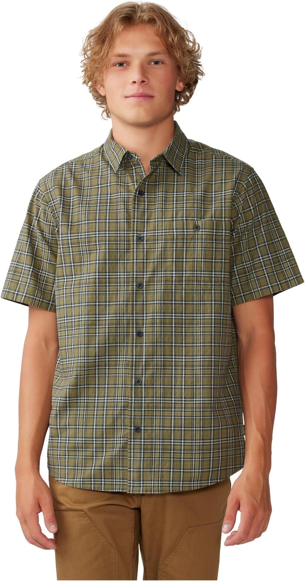 Рубашка Mountain Hardwear Big Cottonwood Short Sleeve Shirt, цвет Combat Green Canopy Plaid
Рубашка Mountain Hardwear Big Cottonwood Short Sleeve Shirt, цвет Combat Green Canopy Plaid