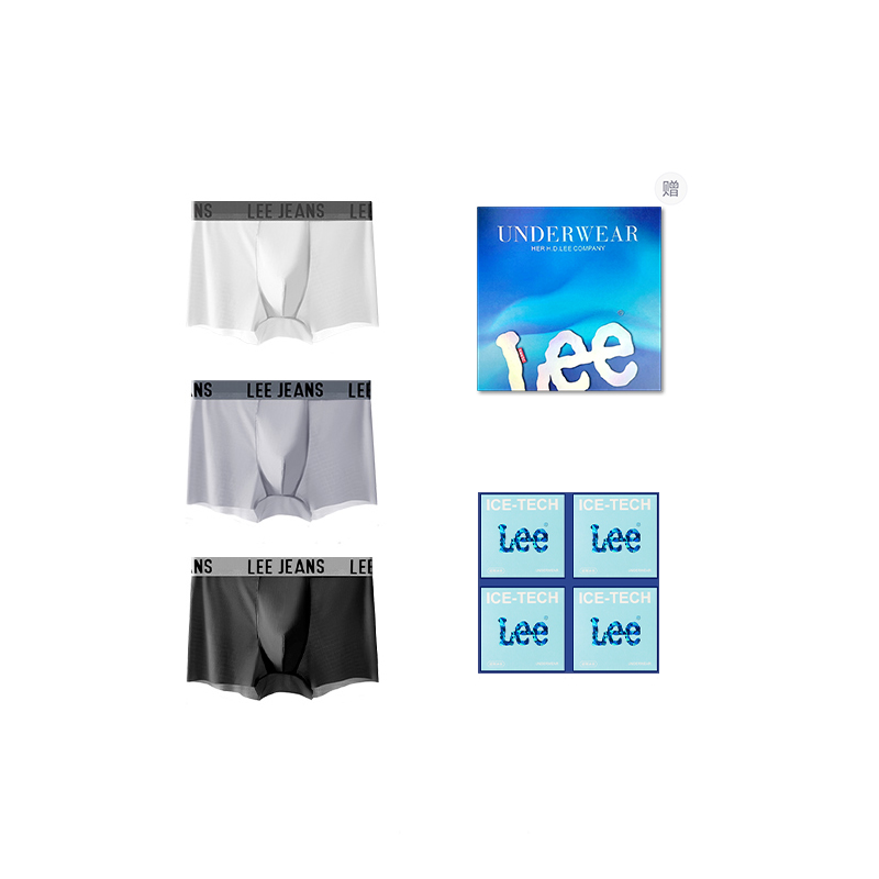 Lee Подарочный набор мужского белья 3 пары
Lee Подарочный набор мужского белья 3 пары
