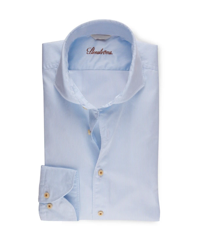 Повседневная светло-голубая рубашка из саржи в тонкую полоску Stenstrã¶Ms, синий
Повседневная светло-голубая рубашка из саржи в тонкую полоску Stenstrã¶Ms, синий