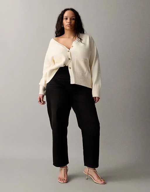 Черные свободные джинсы Mom с высокой посадкой ASOS DESIGN Curve
Черные свободные джинсы Mom с высокой посадкой ASOS DESIGN Curve