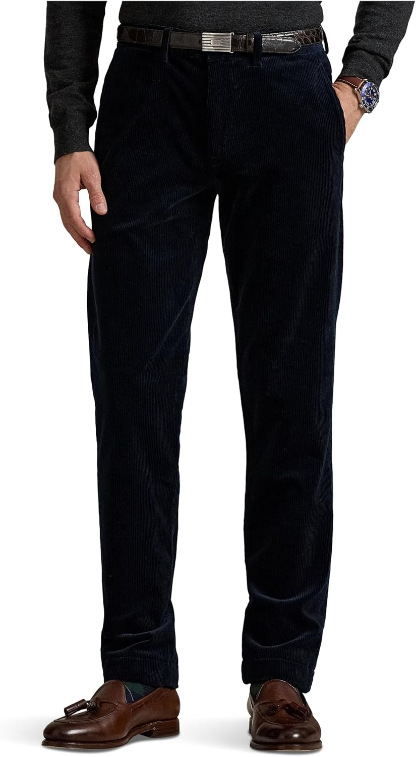 Polo Ralph Lauren мужские прямые брюки из стрейч-вельвета, Aviator Navy
Polo Ralph Lauren мужские прямые брюки из стрейч-вельвета, Aviator Navy