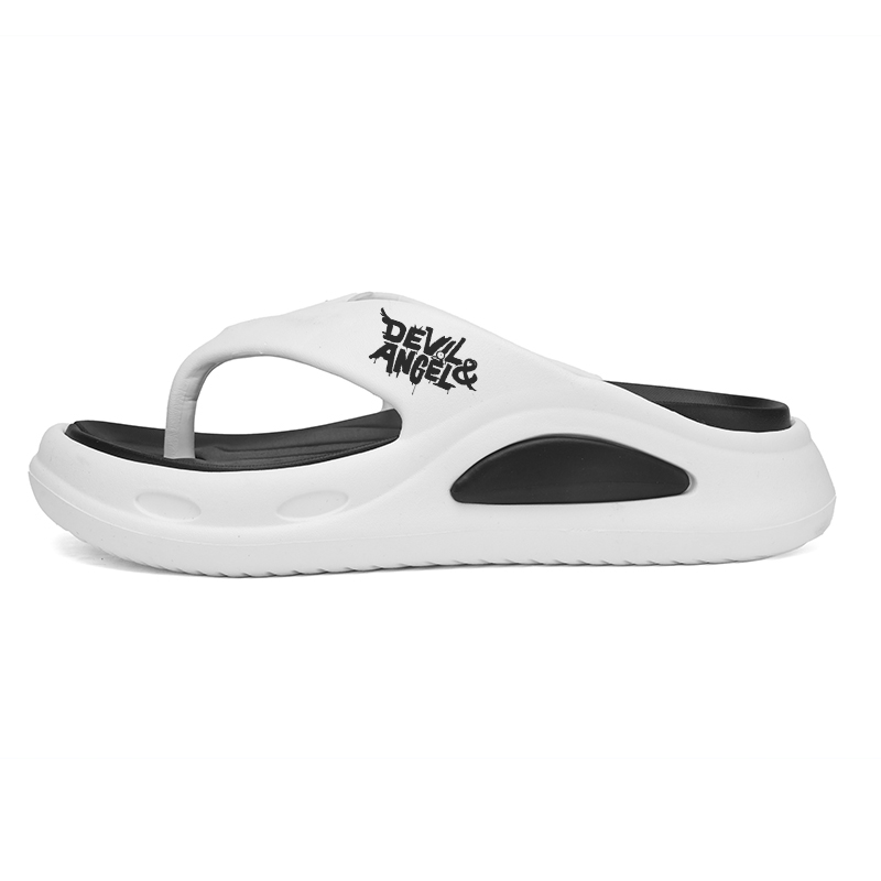 Мужские шлепанцы из ЭВА, устойчивые к истиранию и скольжению DEVIL AND ANGEL, White Black
Мужские шлепанцы из ЭВА, устойчивые к истиранию и скольжению DEVIL AND ANGEL, White Black