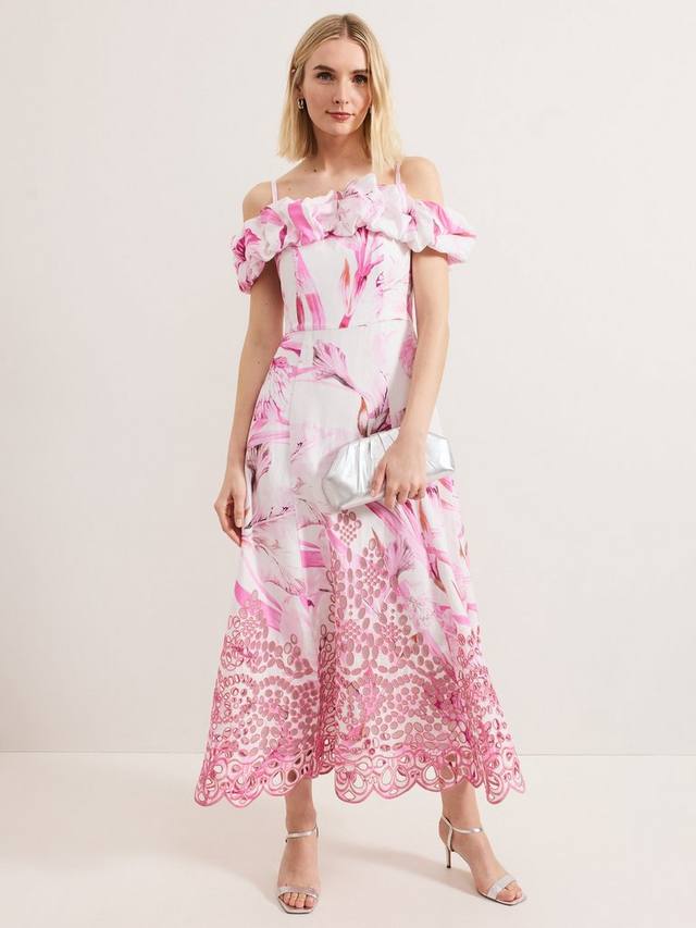 Платье Esme Floral из льняной смеси Phase Eight, Pink/White
Платье Esme Floral из льняной смеси Phase Eight, Pink/White