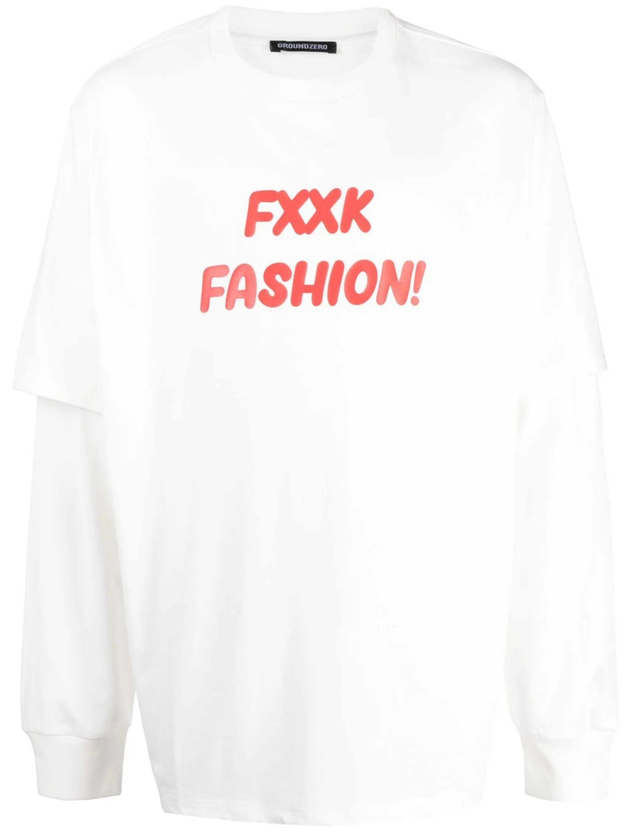 Футболка с двойными рукавами и надписью Ground Zero, белый
Футболка с двойными рукавами и надписью Ground Zero, белый