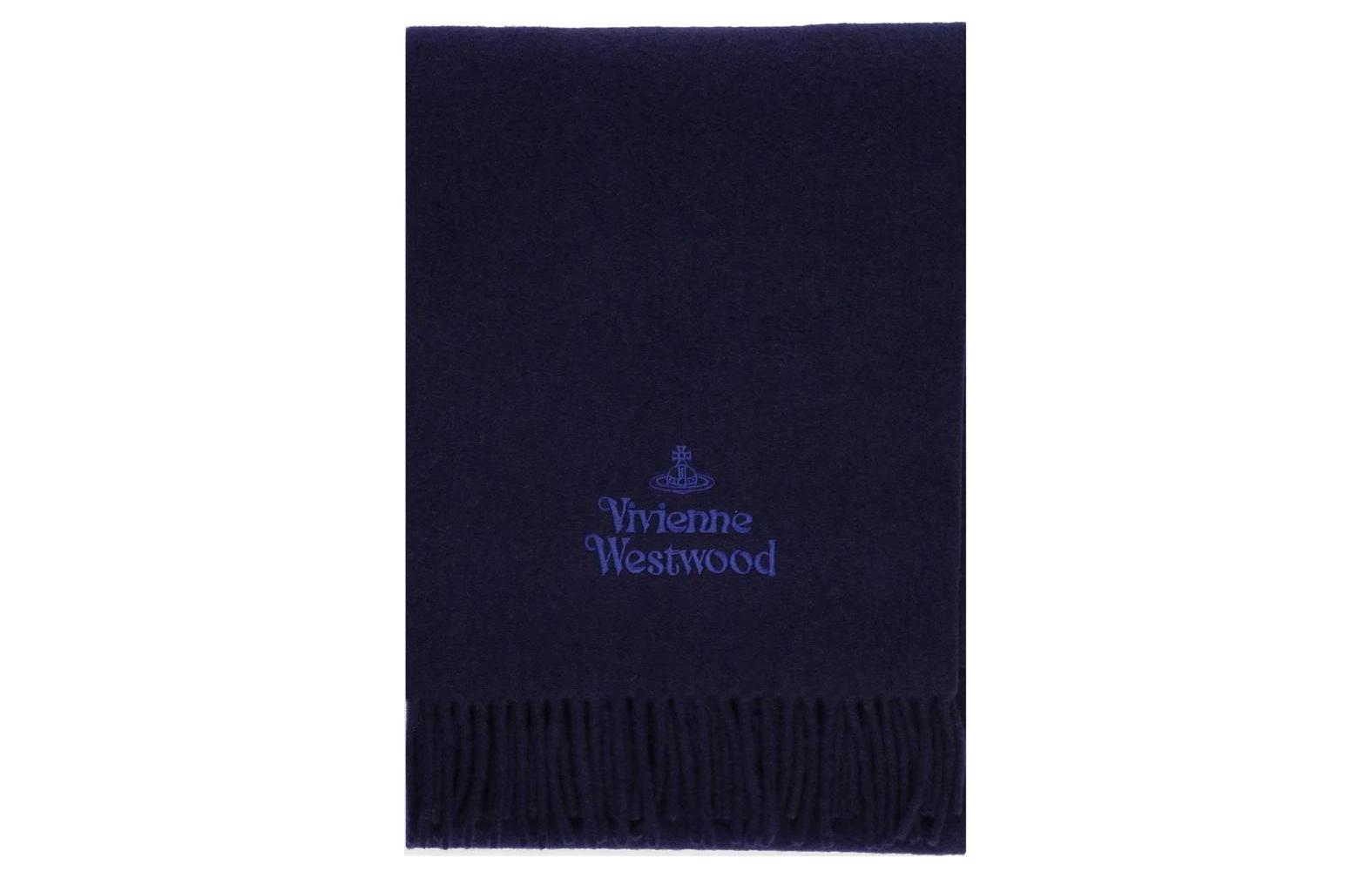 Шерстяной вязаный шарф женский голубой Vivienne Westwood
Шерстяной вязаный шарф женский голубой Vivienne Westwood