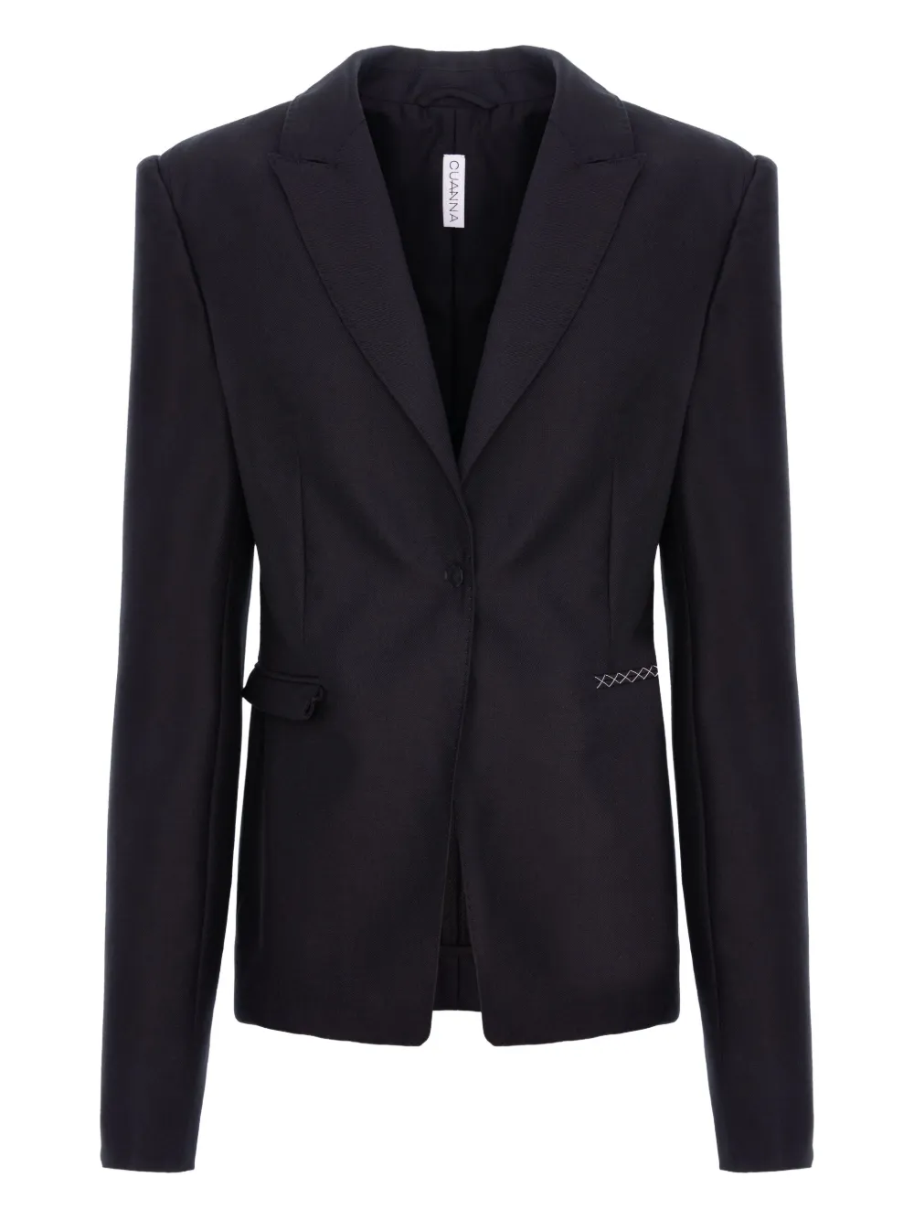 Блейзер с отделкой прострочкой Cuanna, черный
Блейзер с отделкой прострочкой Cuanna, черный