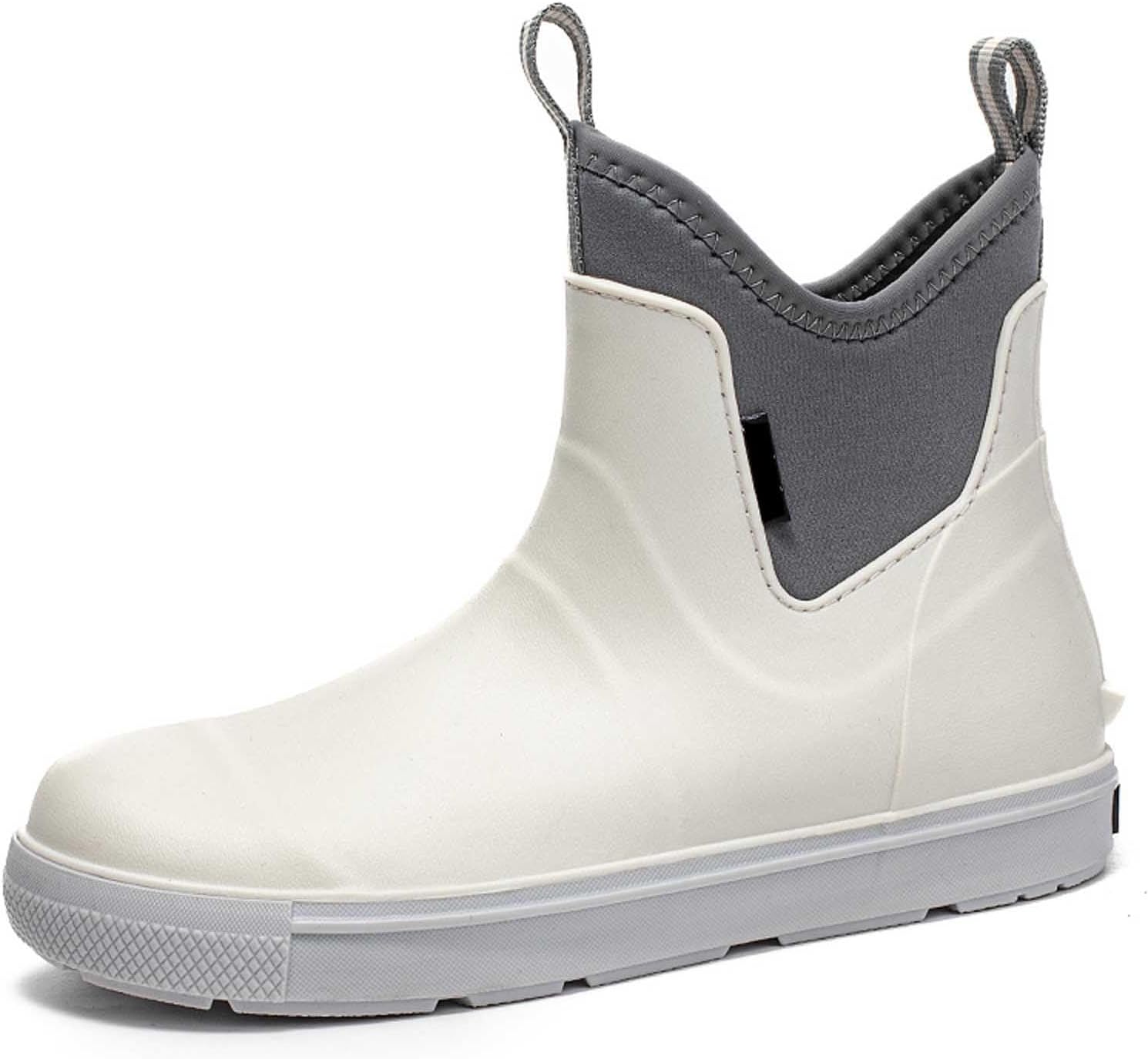 Мужские дождевые ботинки против скольжения для пеших прогулок на открытом воздухе, для влажной погоды, удобные, легкая подошва из резины, против скольжения, для рыбалки Generic, белый
Мужские дождевые ботинки против скольжения для пеших прогулок на открытом воздухе, для влажной погоды, удобные, легкая подошва из резины, против скольжения, для рыбалки Generic, белый