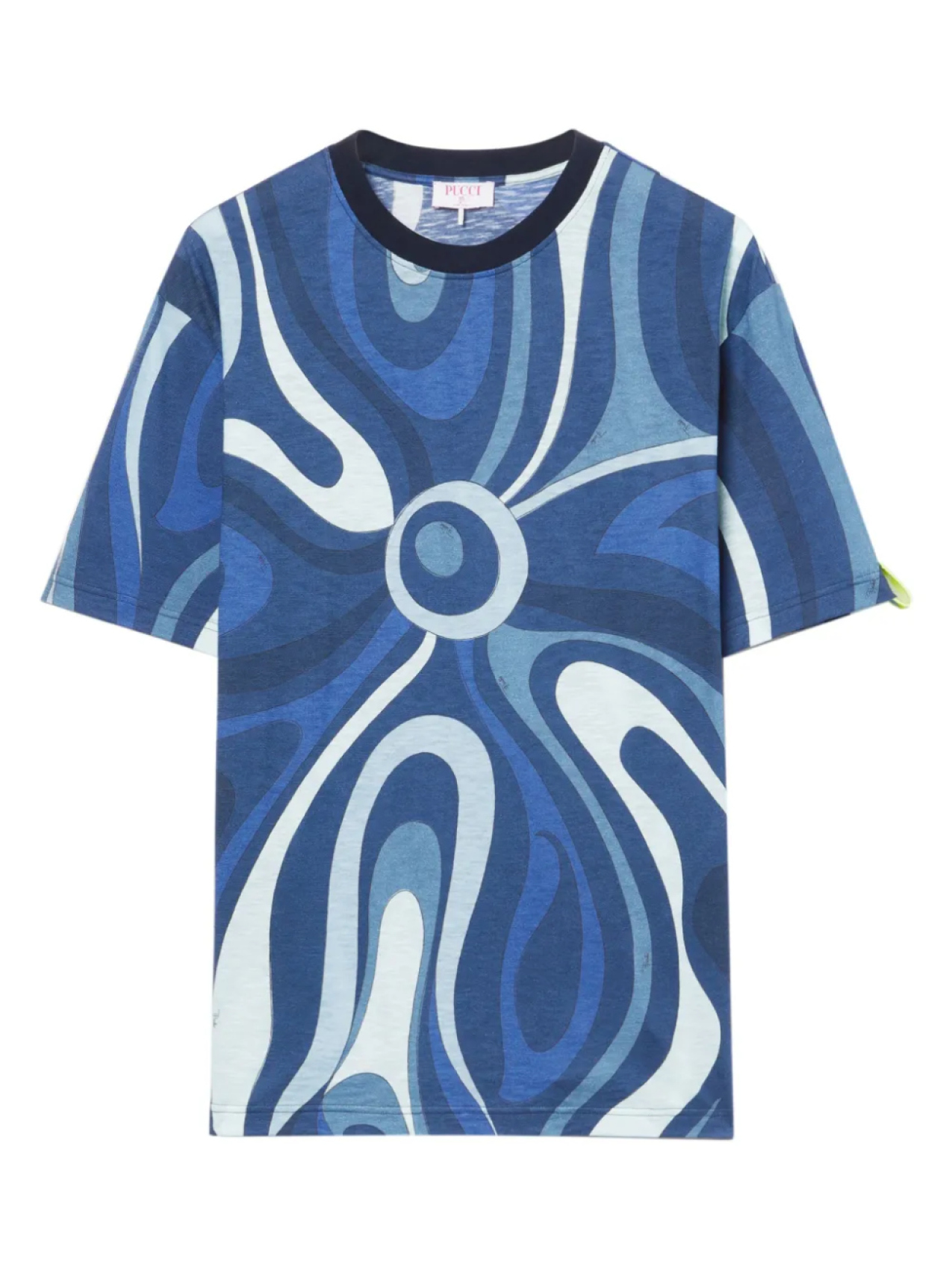 PUCCI футболка с принтом Marmo, синий 
PUCCI футболка с принтом Marmo, синий