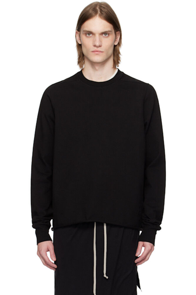 Черный свитшот Hollywood с круглым вырезом Rick Owens DRKSHDW 
Черный свитшот Hollywood с круглым вырезом Rick Owens DRKSHDW
