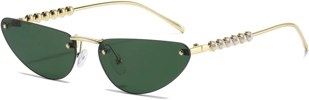 Солнцезащитные очки с защитой UV400 | Без оправы "кошачий глаз" с градиентным покрытием | Для женщин и мужчин, для занятий спортом на открытом воздухе и вождения DSVIGF, Gold Green
Солнцезащитные очки с защитой UV400 | Без оправы "кошачий глаз" с градиентным покрытием | Для женщин и мужчин, для занятий спортом на открытом воздухе и вождения DSVIGF, Gold Green