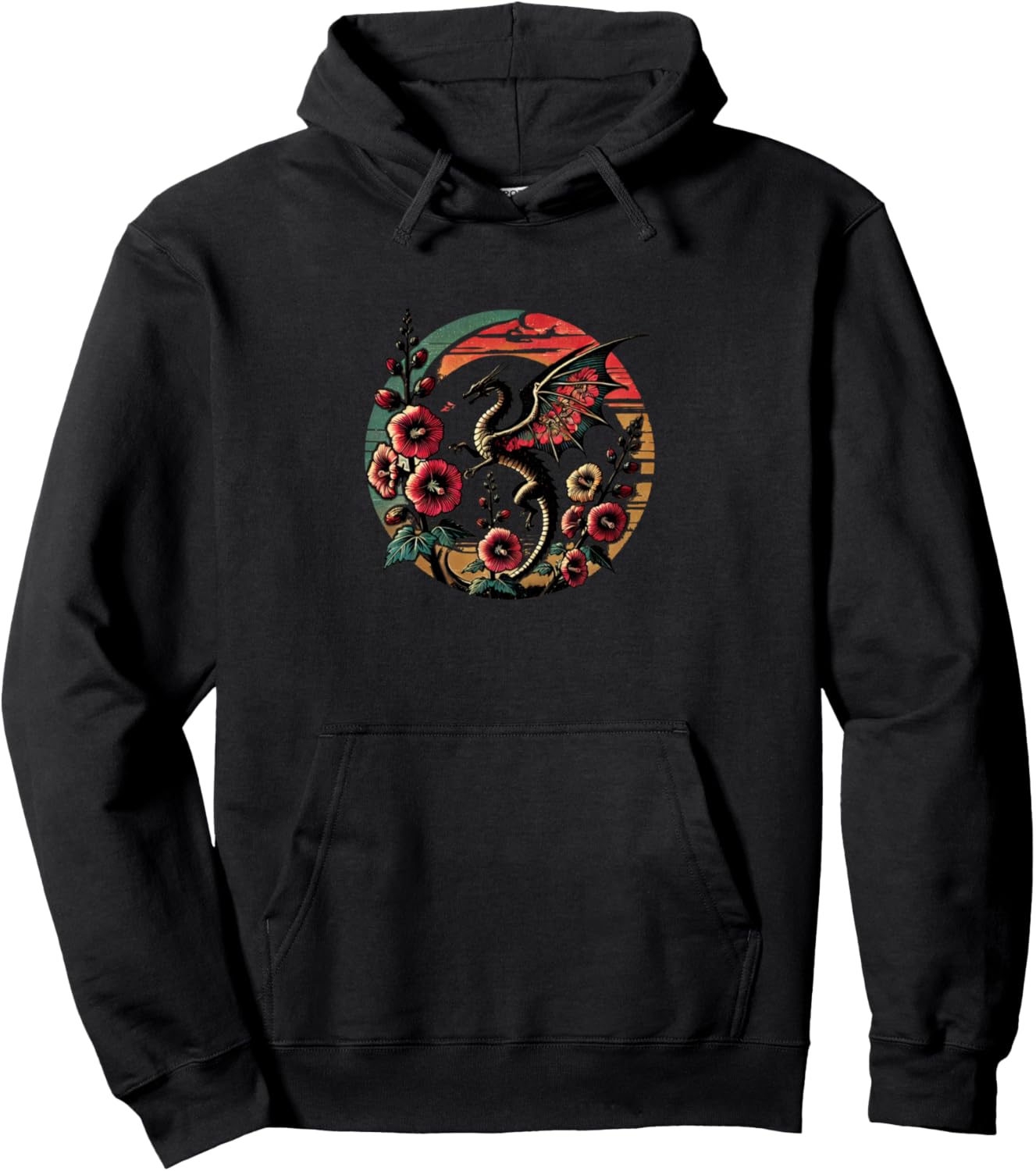 Худи с цветочным принтом и изображением цветочного дракона Vintage Dragons Loves Snugg, черный
Худи с цветочным принтом и изображением цветочного дракона Vintage Dragons Loves Snugg, черный