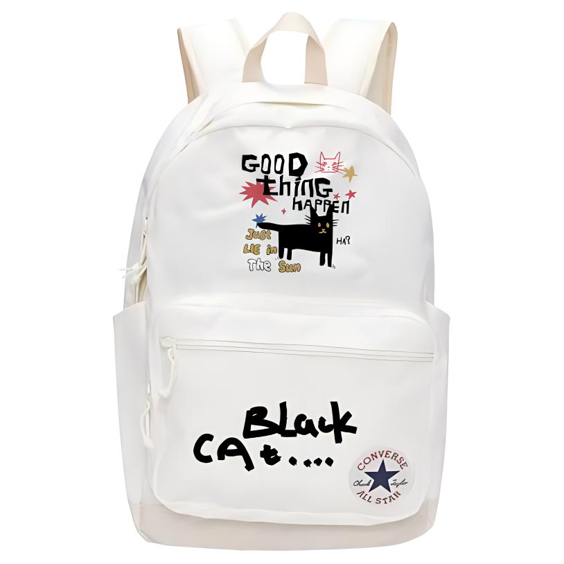 Converse Полиэстеровый рюкзак обычный унисекс белый, Cartoon kitten
Converse Полиэстеровый рюкзак обычный унисекс белый, Cartoon kitten