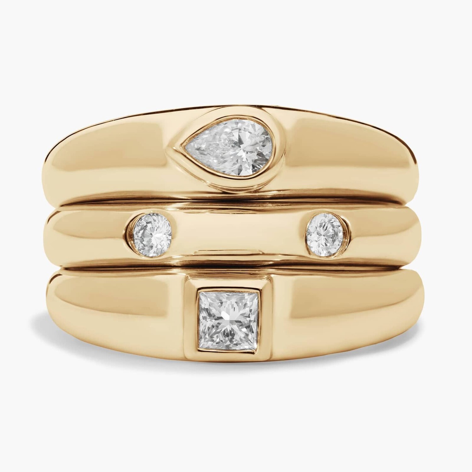 Кольцо-тройка с несколькими бриллиантами Puffy из 14-каратного желтого золота (1/2 карата) Blue Nile
Кольцо-тройка с несколькими бриллиантами Puffy из 14-каратного желтого золота (1/2 карата) Blue Nile