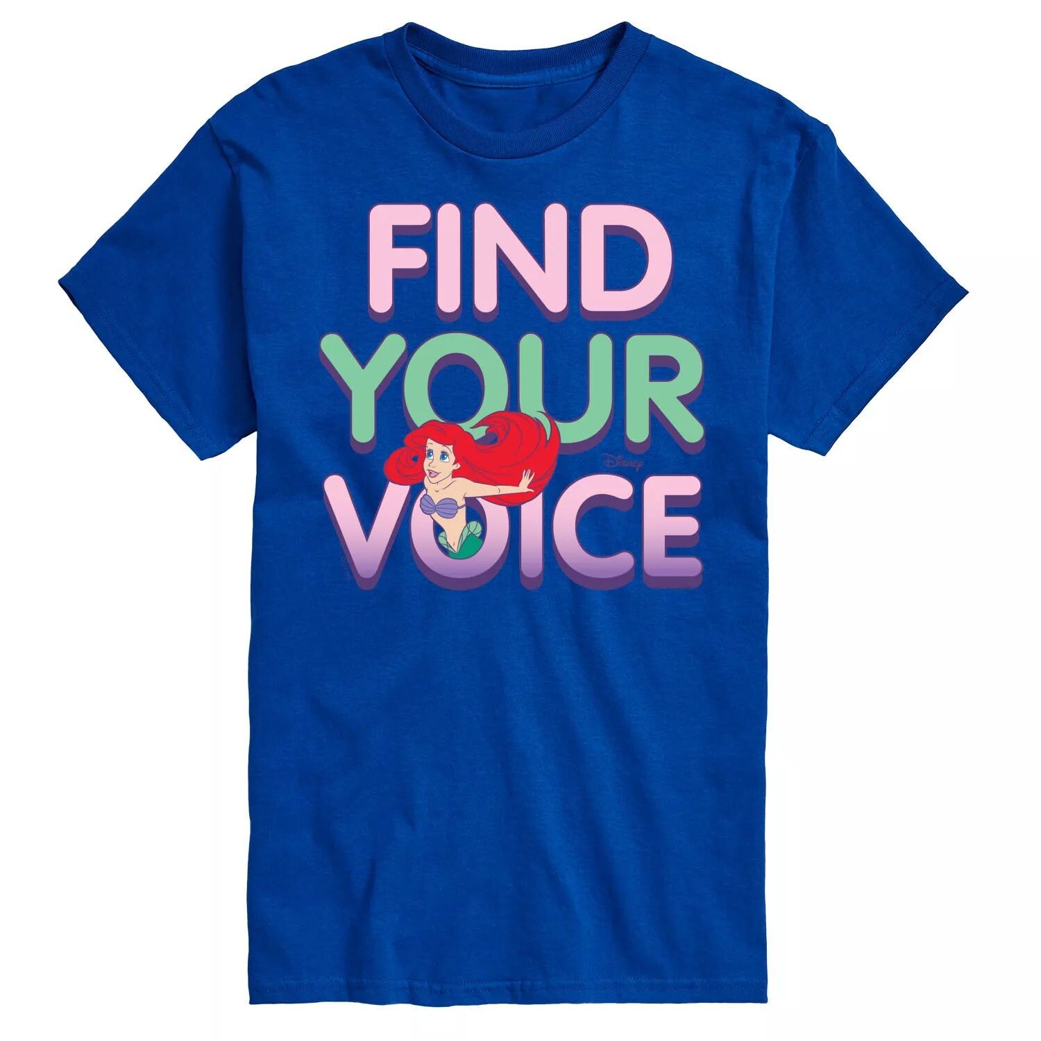 Футболка's The Little Mermaid Big & Tall Ariel с цветным рисунком Disney, синий
Футболка's The Little Mermaid Big & Tall Ariel с цветным рисунком Disney, синий