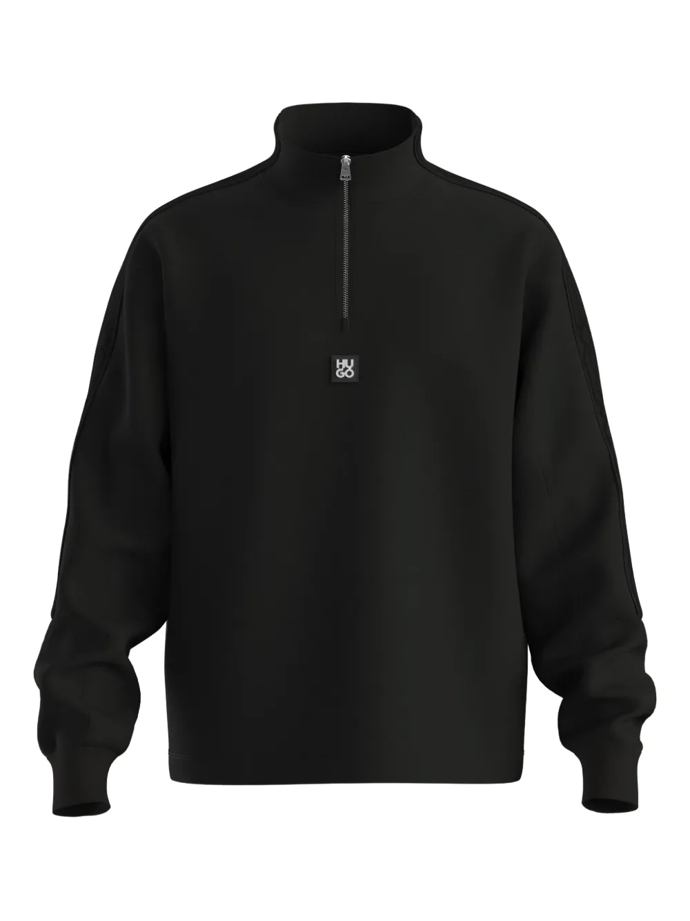 Свитер с воротником на молнии Hugo, черный
Свитер с воротником на молнии Hugo, черный