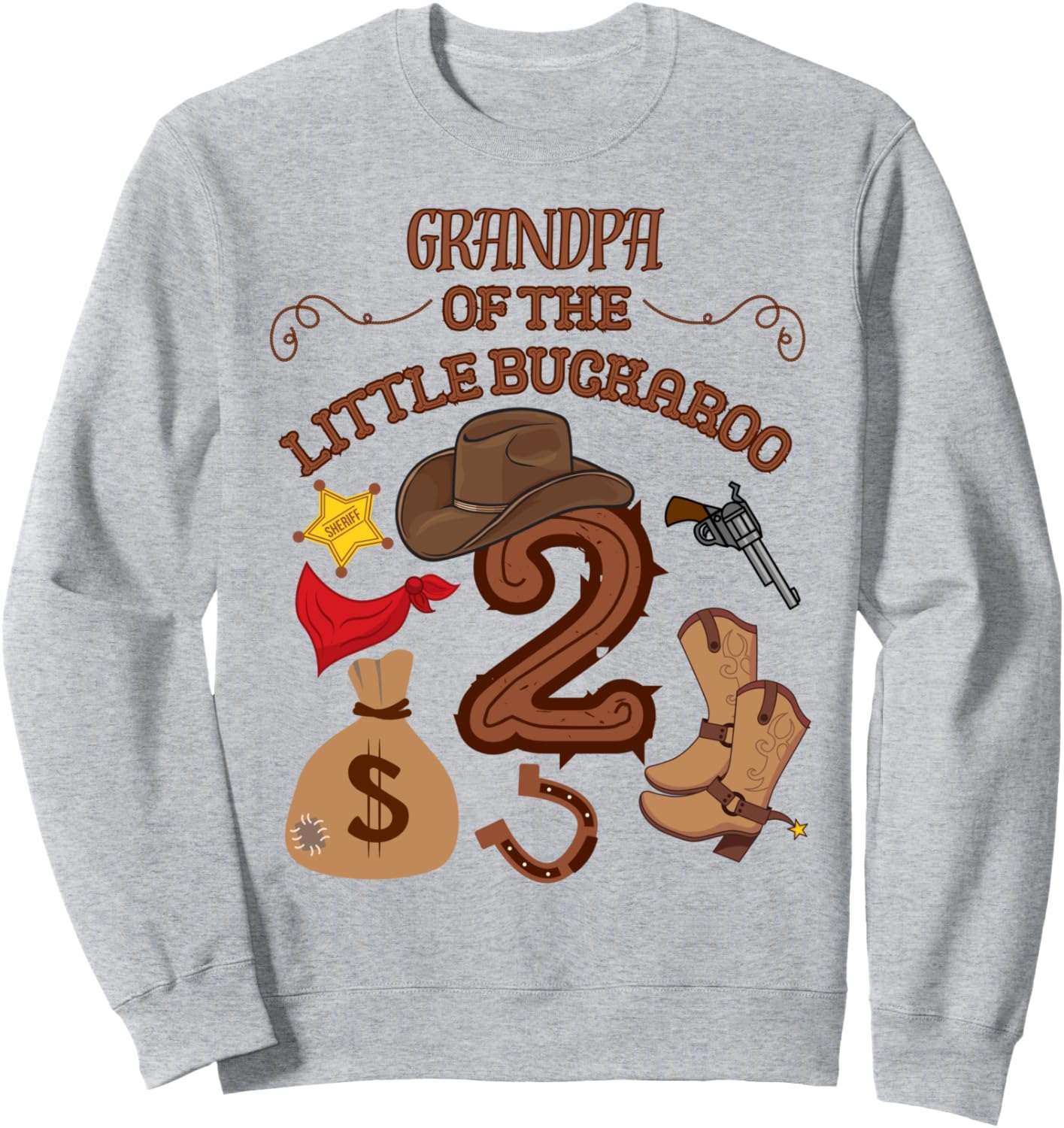Толстовка Little Buckaroo Wild West Cowboy Grandpa на 2-й день рождения Family Look West Cowboy Theme Decorations Gifts, серый
Толстовка Little Buckaroo Wild West Cowboy Grandpa на 2-й день рождения Family Look West Cowboy Theme Decorations Gifts, серый