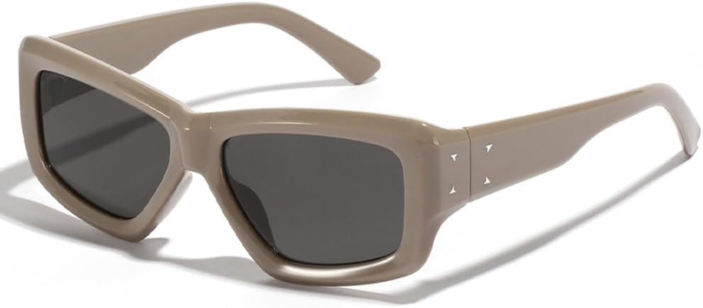 Женские и мужские ретро-панк солнцезащитные очки, классические винтажные очки с защитой от УФ-излучения UV400 для использования на открытом воздухе HVTVTLA, Coffee Grey
Женские и мужские ретро-панк солнцезащитные очки, классические винтажные очки с защитой от УФ-излучения UV400 для использования на открытом воздухе HVTVTLA, Coffee Grey