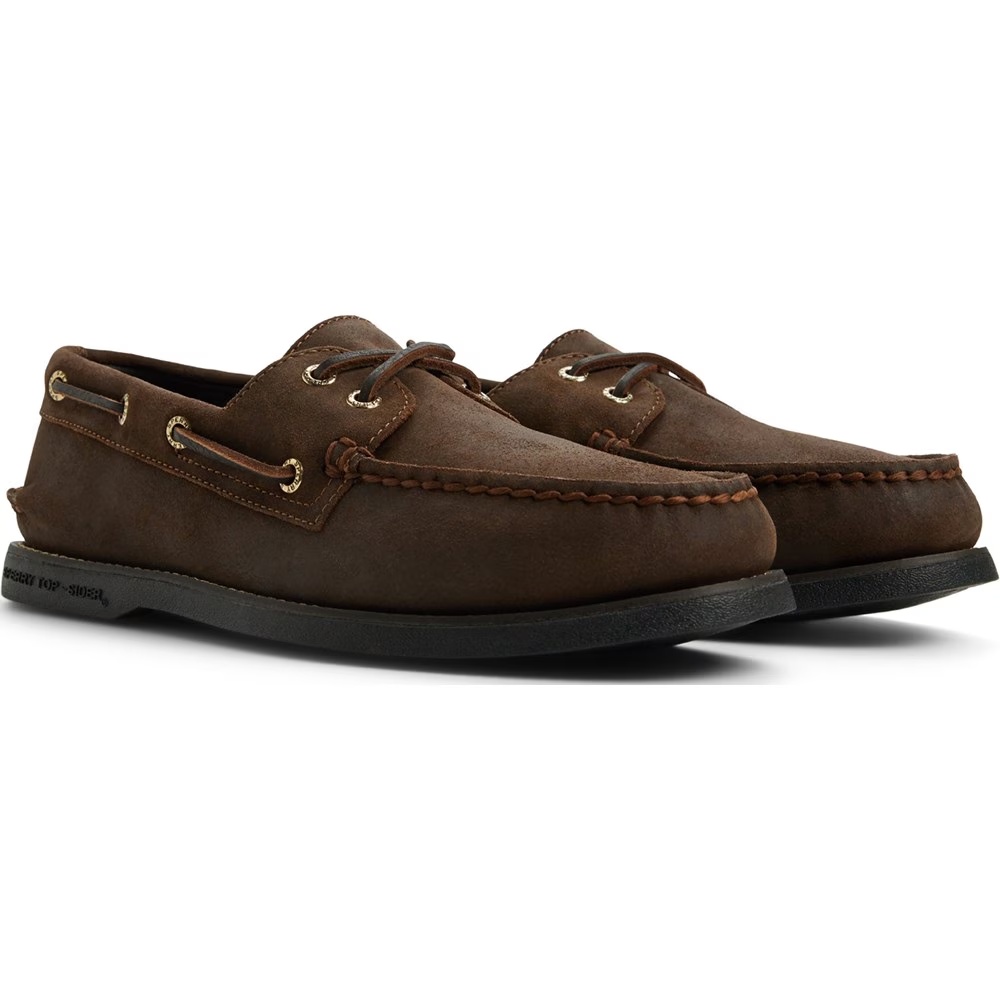 Золотые аутентичные оригинальные туфли-лодочки из кожи с двумя парами люверсов Sperry, хаки
Золотые аутентичные оригинальные туфли-лодочки из кожи с двумя парами люверсов Sperry, хаки