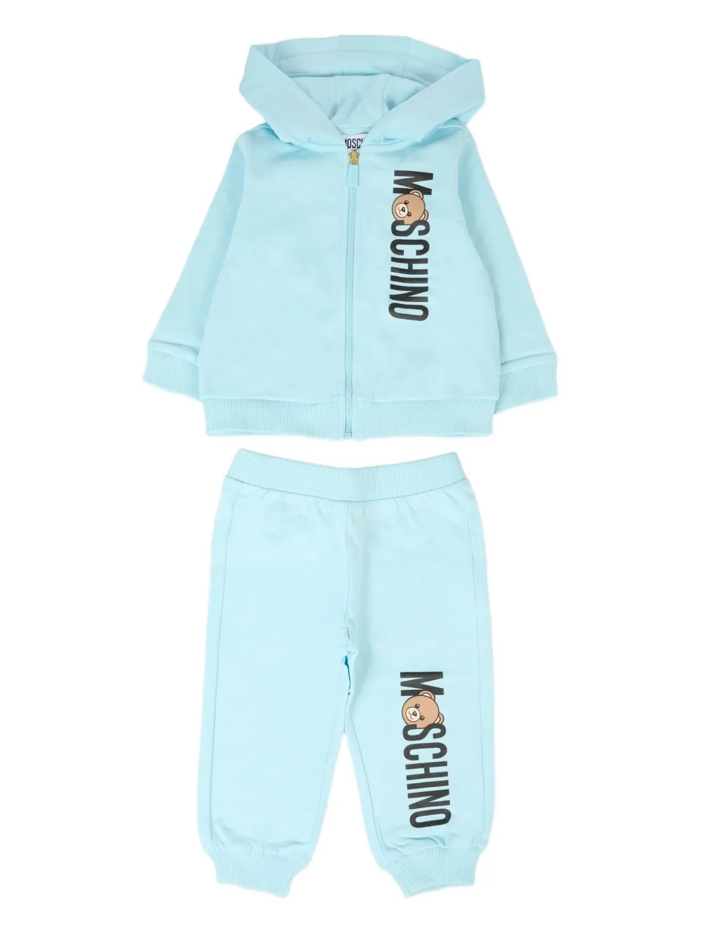 Спортивный костюм с логотипом Moschino Kids, синий
Спортивный костюм с логотипом Moschino Kids, синий