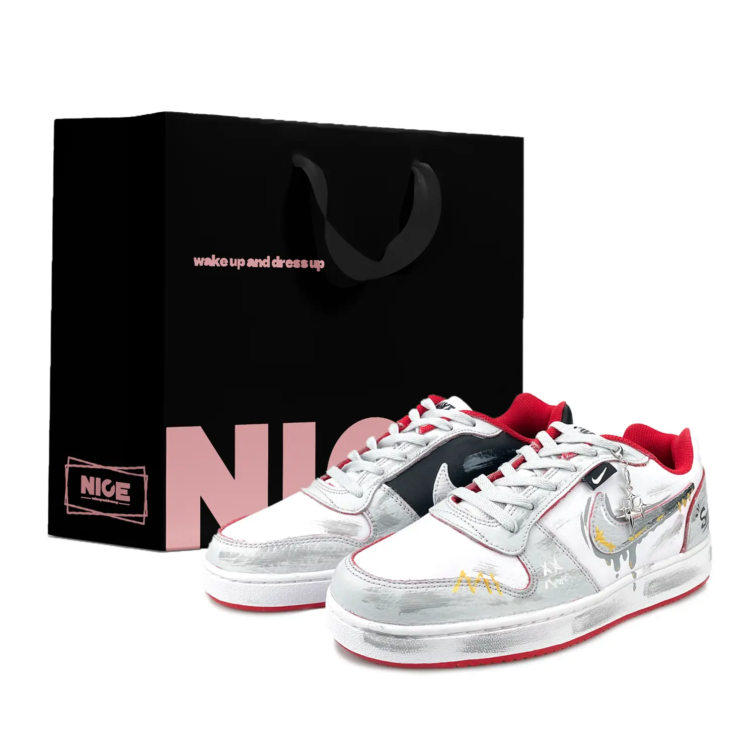 Nike Износостойкие низкие кроссовки для скейтбординга EBERNON, мужские, серо-белые
Nike Износостойкие низкие кроссовки для скейтбординга EBERNON, мужские, серо-белые