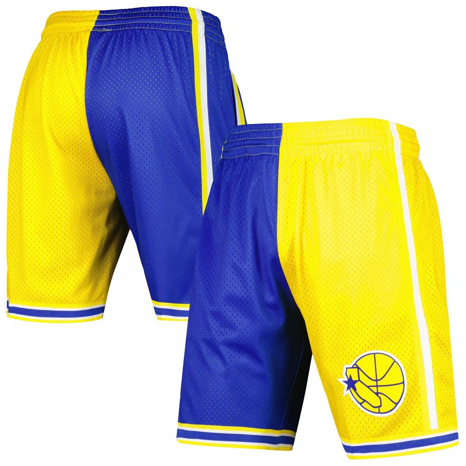Мужские шорты Mitchell & Ness Royal/Golden State Warriors Hardwood Classics 1995 с разрезом Swingman
Мужские шорты Mitchell & Ness Royal/Golden State Warriors Hardwood Classics 1995 с разрезом Swingman