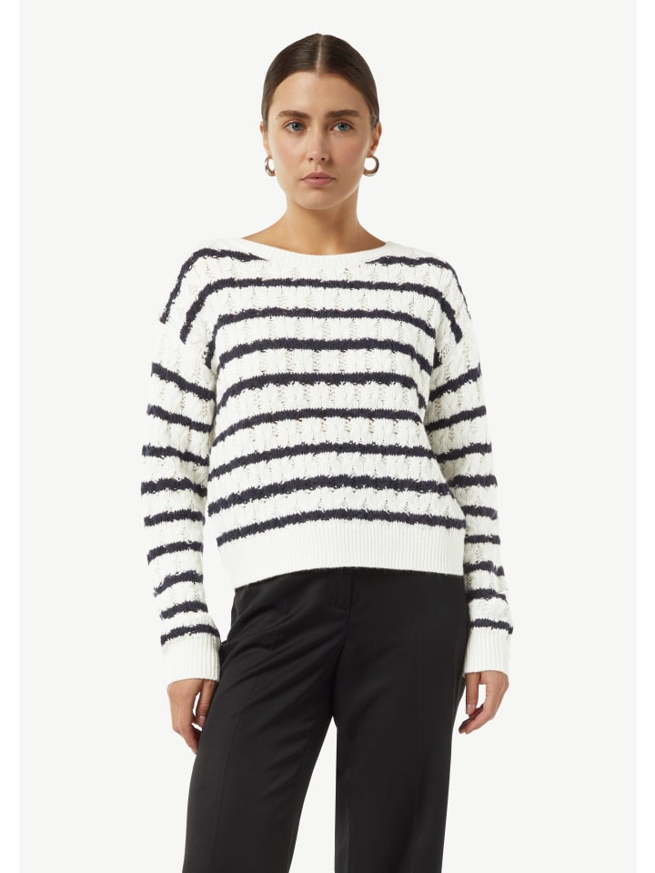 Пуловер comma Strickpullover langarm, цвет Blau-weiß
Пуловер comma Strickpullover langarm, цвет Blau-weiß