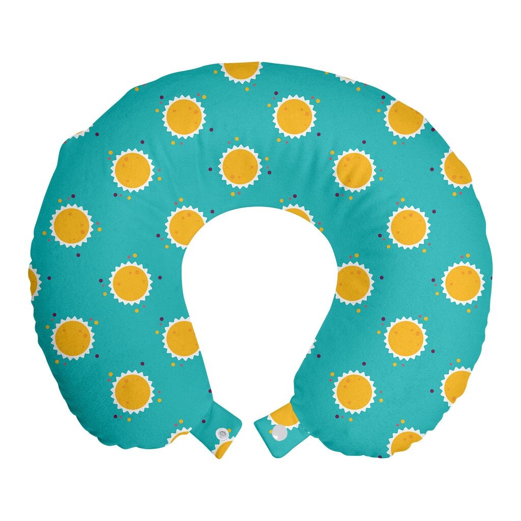 ABAKUHAUS Детская дорожная подушка для шеи, Sun Shapes от Tiny Dots, Пенопластовые дорожные принадлежности для самолетов и автомобилей, 30x30 см, Темно-бирюзовый бархатцы
ABAKUHAUS Детская дорожная подушка для шеи, Sun Shapes от Tiny Dots, Пенопластовые дорожные принадлежности для самолетов и автомобилей, 30x30 см, Темно-бирюзовый бархатцы