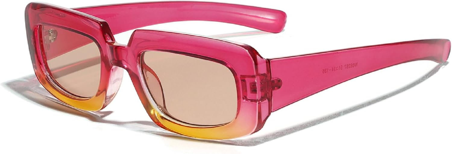 Модные квадратные солнцезащитные очки для женщин, винтажные градиентные очки с защитой от УФ-излучения UV400, модные солнцезащитные очки для мужчин с заклепками Melrose, Red
Модные квадратные солнцезащитные очки для женщин, винтажные градиентные очки с защитой от УФ-излучения UV400, модные солнцезащитные очки для мужчин с заклепками Melrose, Red