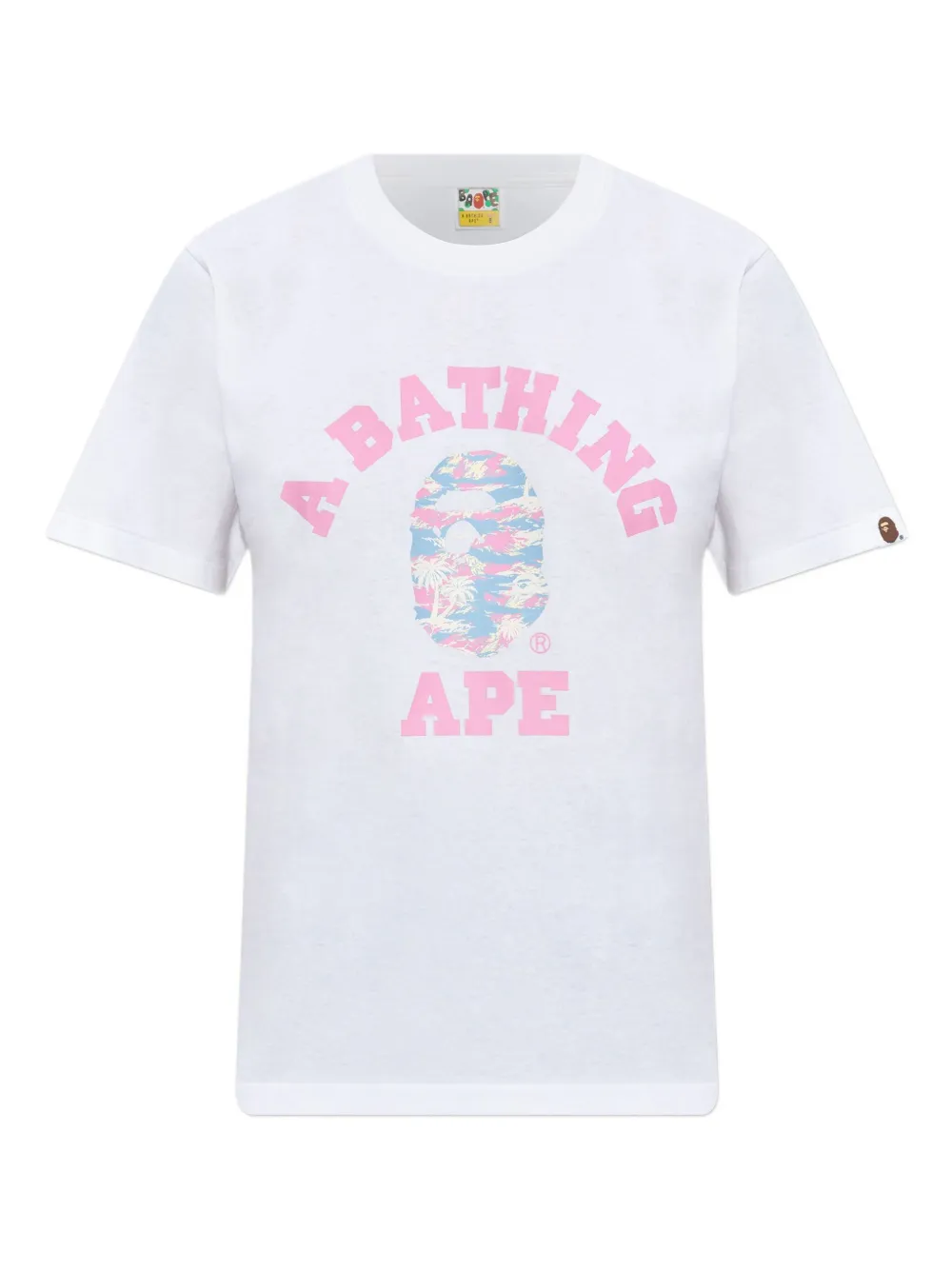 Футболка с изображением головы обезьяны A BATHING APE, белый
Футболка с изображением головы обезьяны A BATHING APE, белый