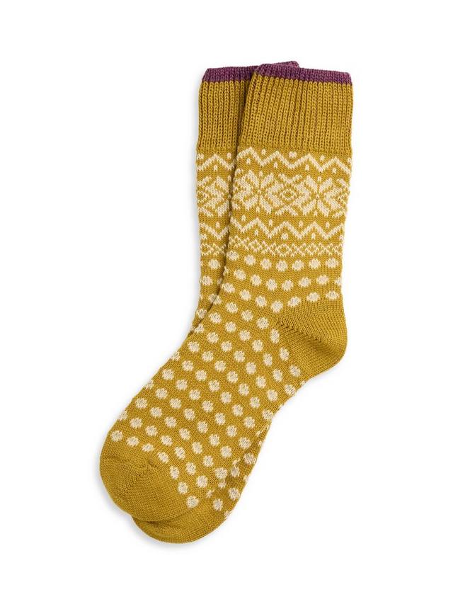 Носки из шерстяной смеси с узором Fair Isle в горошек Celtic & Co., Ochre
Носки из шерстяной смеси с узором Fair Isle в горошек Celtic & Co., Ochre