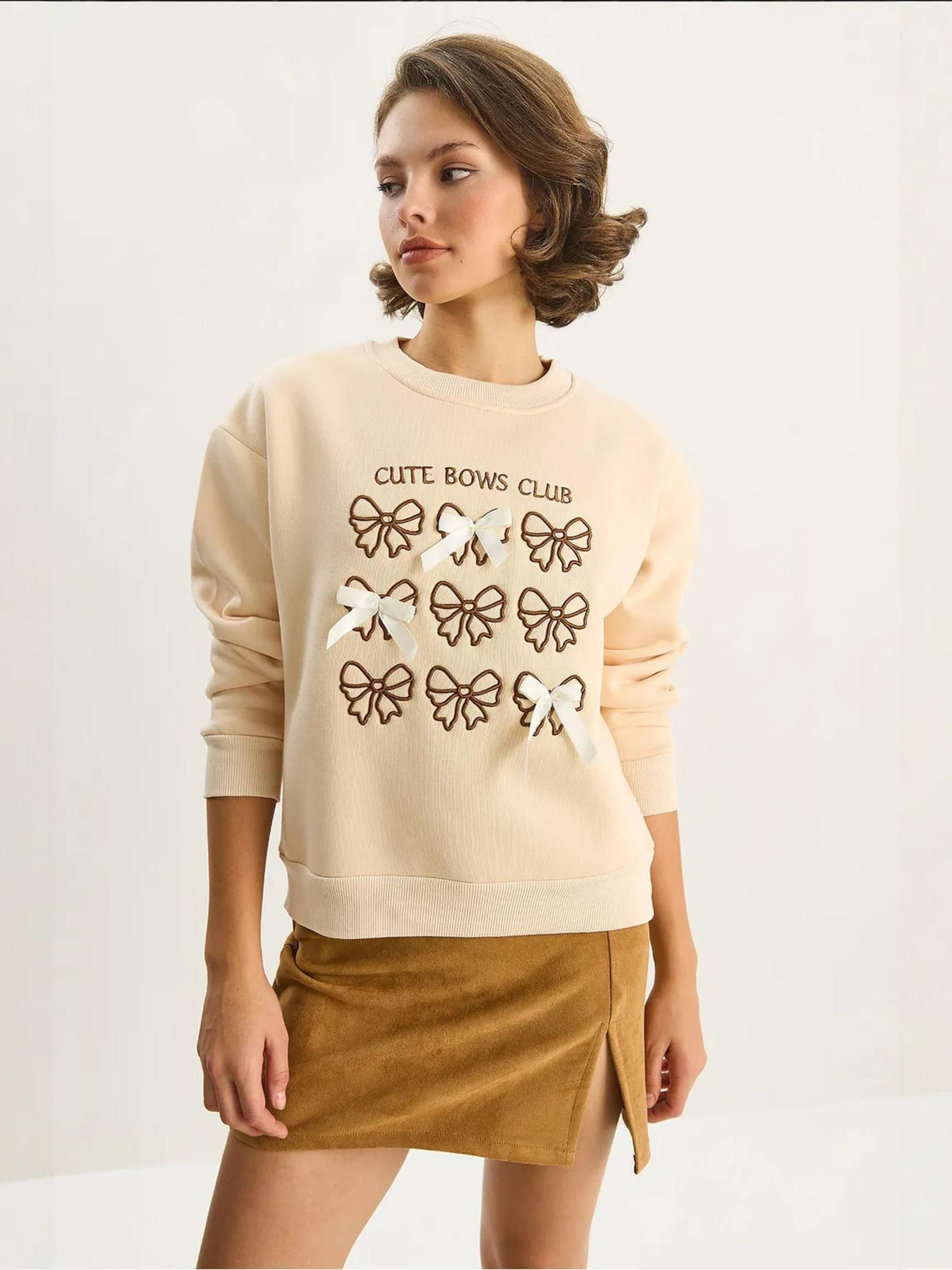 Bianco Lucci Свитшот в бежевом цвете, Бежевый, Bianco Lucci Свитшот в бежевом цвете
Bianco Lucci Свитшот в бежевом цвете, Бежевый, Bianco Lucci Свитшот в бежевом цвете