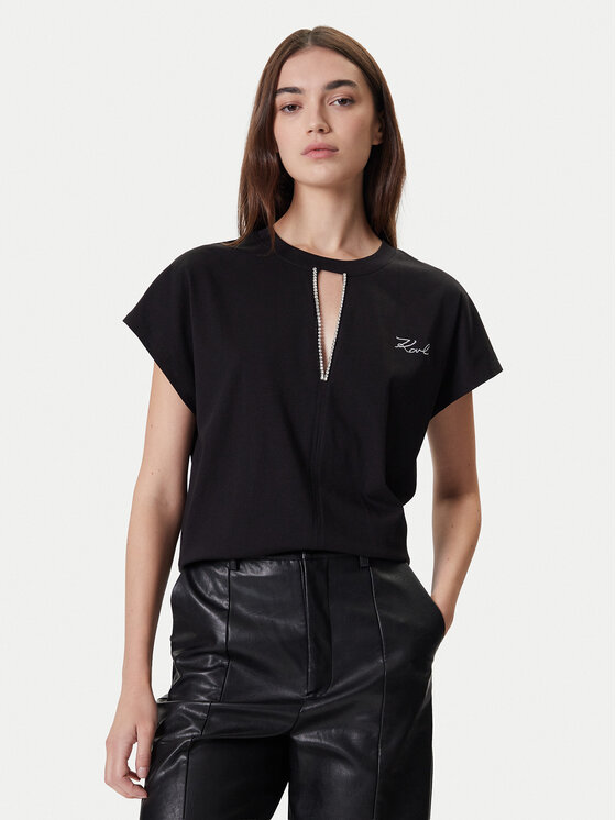 Блузка relaxed fit A4W17046 Karl Lagerfeld, черный
Блузка relaxed fit A4W17046 Karl Lagerfeld, черный