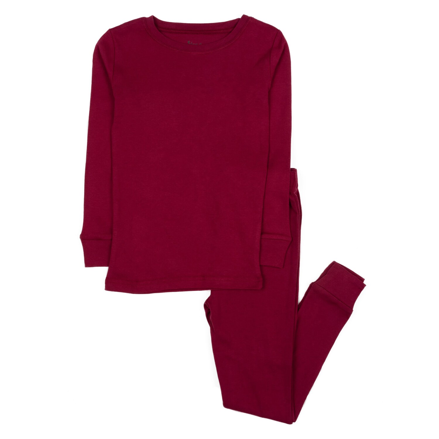 Детские двухкусочные хлопковые пижамы нейтрального сплошного цвета Leveret, цвет Maroon
Детские двухкусочные хлопковые пижамы нейтрального сплошного цвета Leveret, цвет Maroon