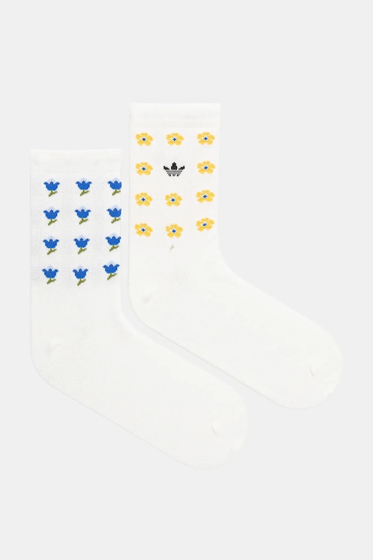 Носки Liberty 2 пары Adidas Originals, белый 
Носки Liberty 2 пары Adidas Originals, белый