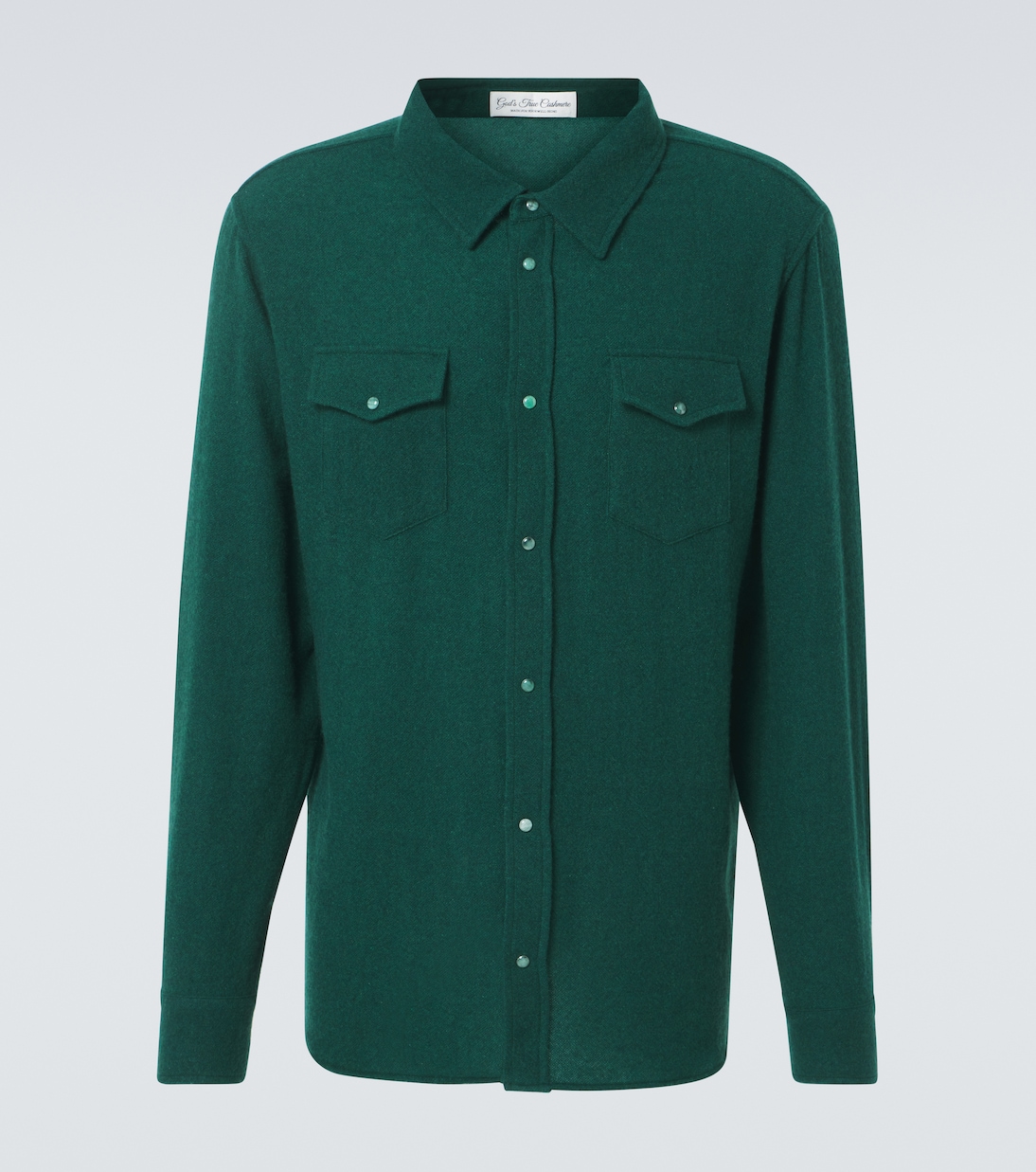 Кашемировая рубашка God's True Cashmere, Emerald
Кашемировая рубашка God's True Cashmere, Emerald