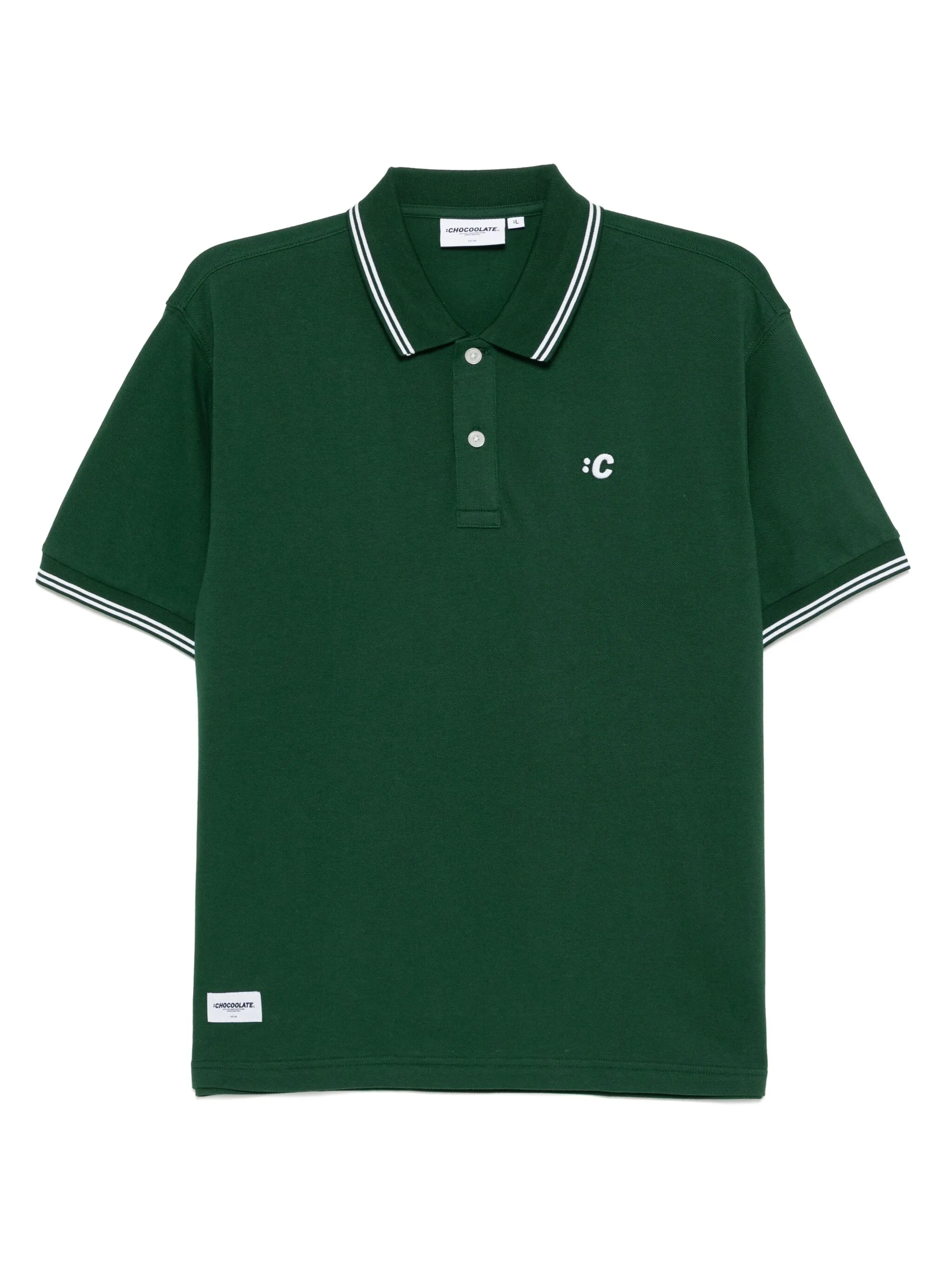 Рубашка поло с вышитым логотипом Chocoolate, зеленый
Рубашка поло с вышитым логотипом Chocoolate, зеленый