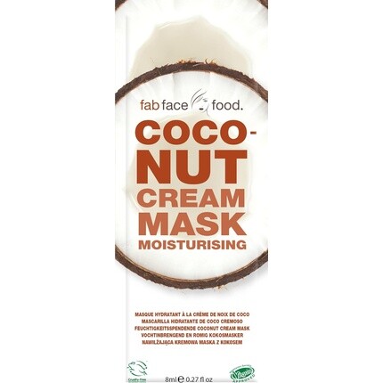 Fab Face Food Кокосовая крем-маска увлажняющая 8 мл Montagne Jeunesse
Fab Face Food Кокосовая крем-маска увлажняющая 8 мл Montagne Jeunesse