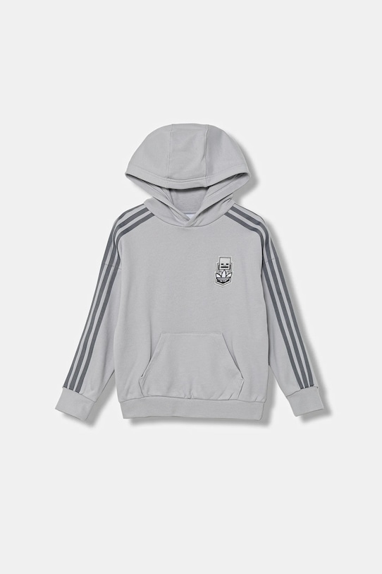 Детская хлопковая толстовка Adidas Originals, серый
Детская хлопковая толстовка Adidas Originals, серый